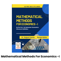 Mathematical Methods For Economics -I